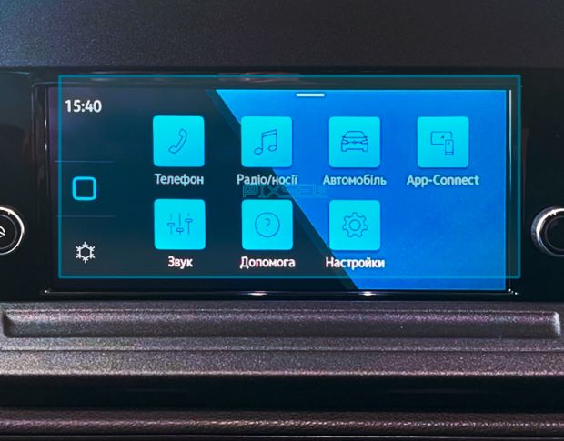 Захисне скло Pixsel на монітор VOLKSWAGEN CADDY - 8.2“ 2021 - (гібридне мат)
