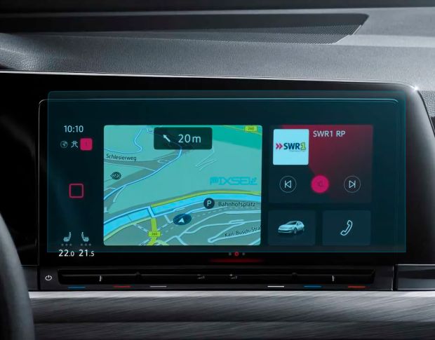 Защитное стекло Pixsel на монитор VOLKSWAGEN GOLF - 10.9“ 2020 - 2023 (гибридное мат)