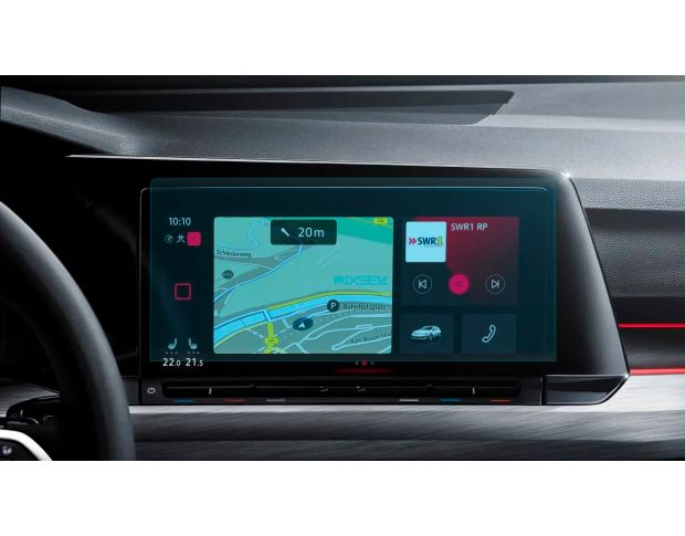 Защитное стекло Pixsel на монитор VOLKSWAGEN GOLF - 10.9“ 2020 - 2023 (гибридное мат)