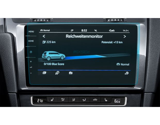 Захисне скло Pixsel на монітор VOLKSWAGEN GOLF - 11.4“ 2017 - 2020 (гібридне глянець)