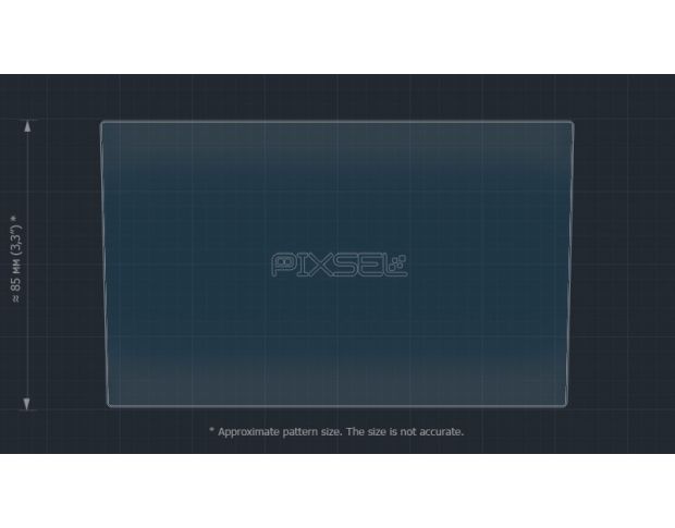 Защитное стекло Pixsel на монитор VOLKSWAGEN GOLF - 6.5“ 2013 - 2017 (гибридное глянец)