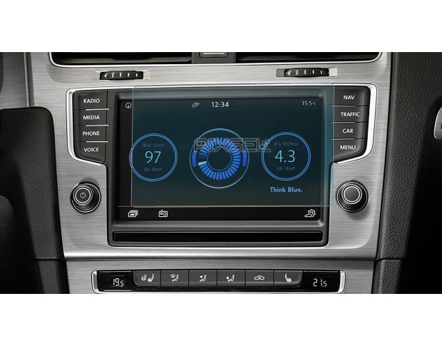 Защитное стекло Pixsel на монитор VOLKSWAGEN GOLF - 6.5“ 2013 - 2017 (гибридное глянец)