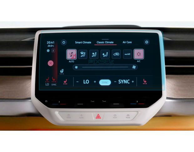 Захисне скло Pixsel на монітор VOLKSWAGEN ID. BUZZ - 13.3“ 2022 - (гібридне мат)