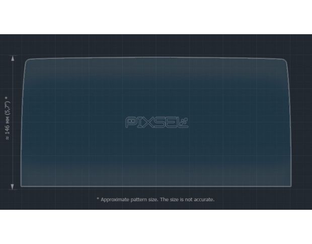 Захисне скло Pixsel на монітор VOLKSWAGEN ID.5 - 13.3“ 2022 - (гібридне глянець)