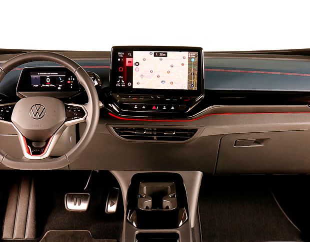 Защитное стекло Pixsel на монитор VOLKSWAGEN ID.5 - 13.3“ 2022 - (гибридное мат)