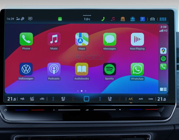 Захисне скло Pixsel на монітор VOLKSWAGEN ID.7 - 16“ 2023 - (гібридне мат)