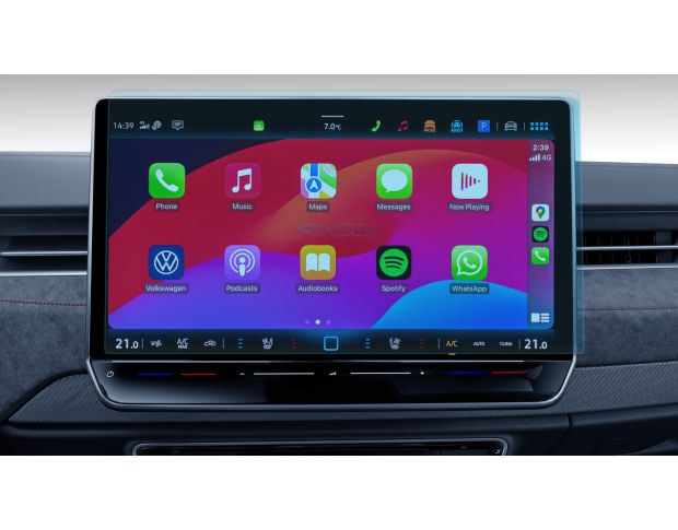 Захисне скло Pixsel на монітор VOLKSWAGEN ID.7 - 16“ 2023 - (гібридне мат)