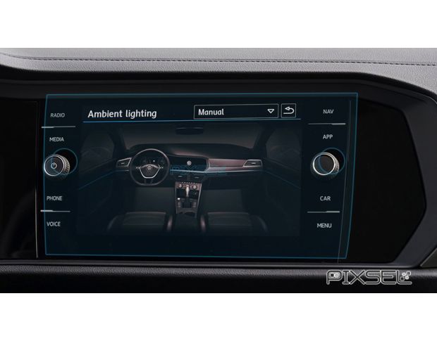 Захисне скло Pixsel на монітор VOLKSWAGEN JETTA - 10.9“ 2019 - (гібридне глянець)