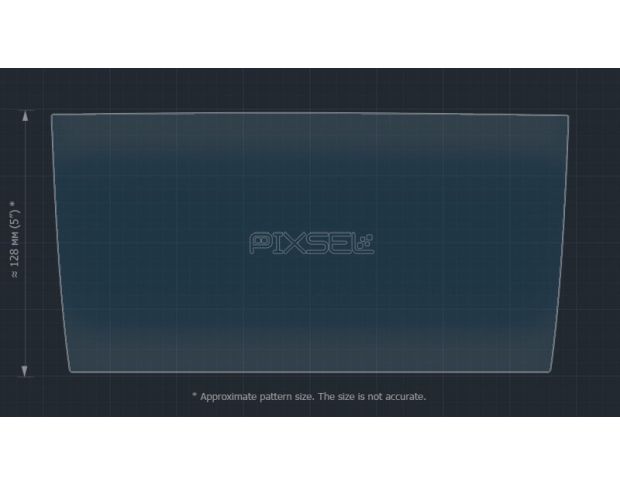 Захисне скло Pixsel на монітор VOLKSWAGEN MULTIVAN T6.1 11.3“ 2019 - (гібридне глянець)