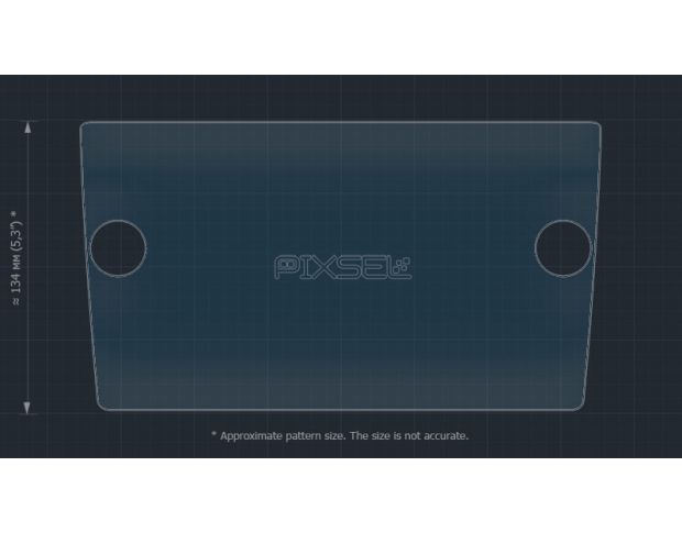 Захисне скло Pixsel на монітор VOLKSWAGEN T-ROC - 10.9“ 2021 - 2022 (гібридне глянець)