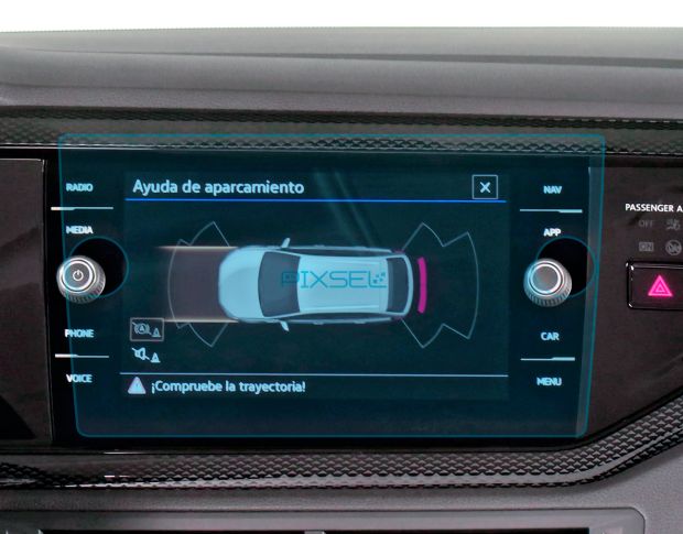 Захисне скло Pixsel на монітор VOLKSWAGEN TAIGO - 10.9“ 2022 - (гібридне глянець)
