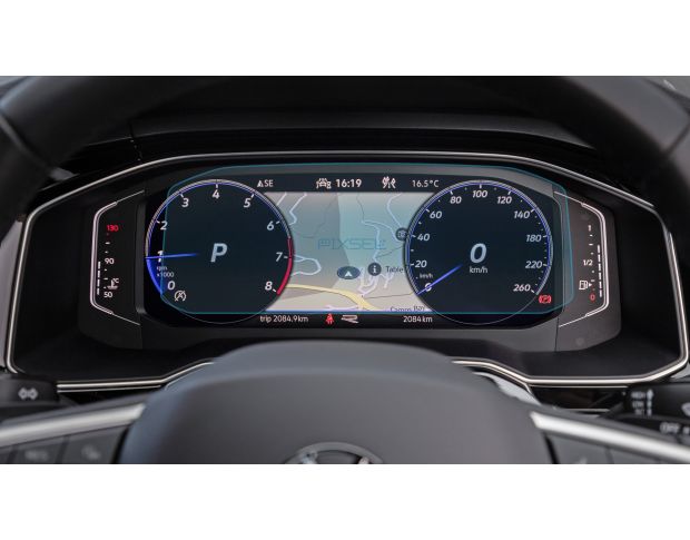 Захисне скло Pixsel на монітор VOLKSWAGEN TAIGO - 9.9“ 2022 - (гібридне глянець)