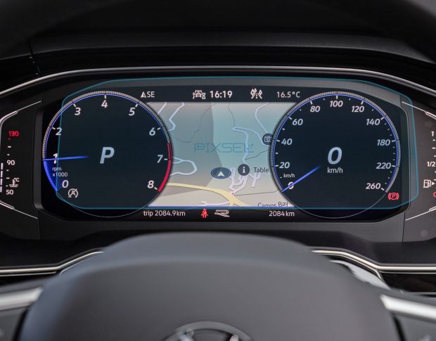 Защитное стекло Pixsel на монитор VOLKSWAGEN TAIGO - 9.9“ 2022 - (гибридное мат)