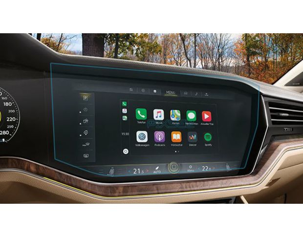 Защитное стекло Pixsel на монитор VOLKSWAGEN TOUAREG - 18.4“ 2023 - (гибридное глянец)