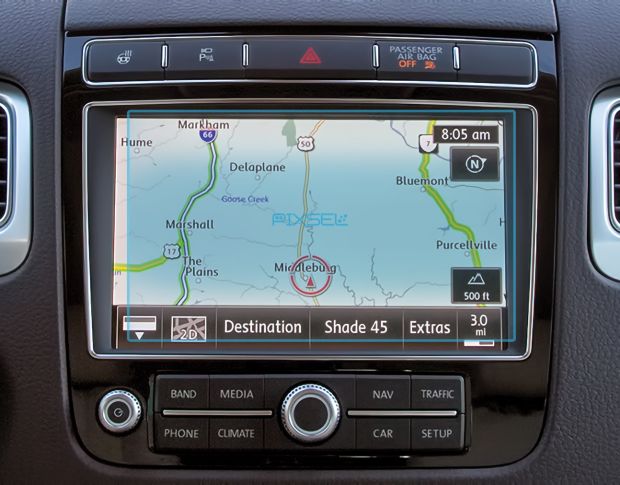 Захисне скло Pixsel на монітор VOLKSWAGEN TOUAREG - 7.9“ 2010 - 2018 (гібридне глянець)