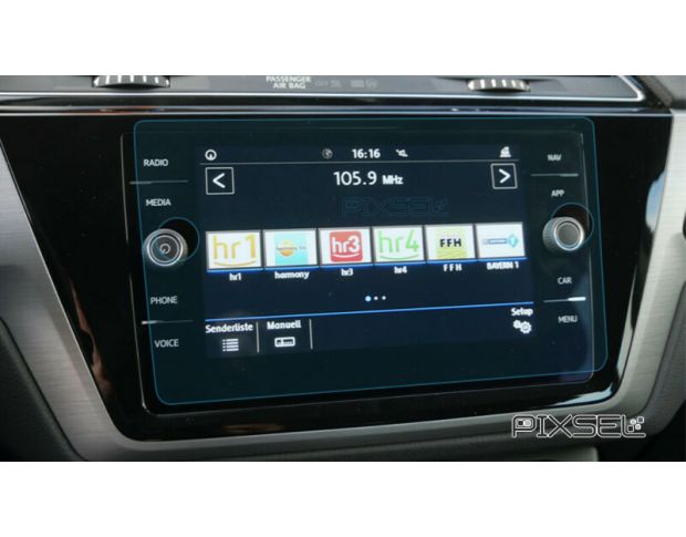Захисне скло Pixsel на монітор VOLKSWAGEN TOURAN - 10.9“ 2017 - 2021 (гібридне глянець)