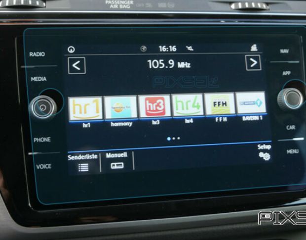 Захисне скло Pixsel на монітор VOLKSWAGEN TOURAN - 10.9“ 2017 - 2021 (гібридне мат)