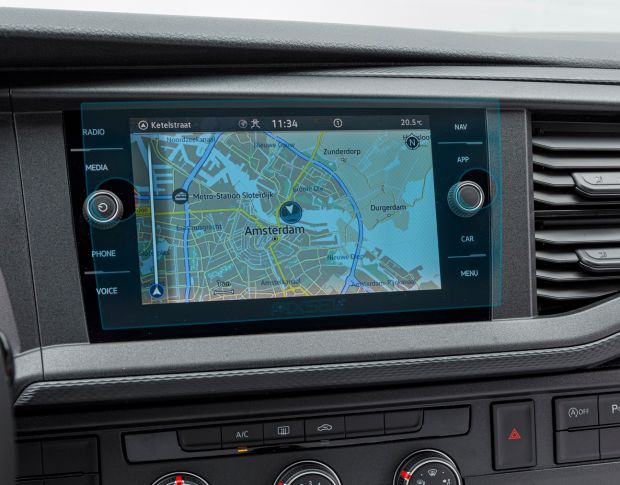 Захисне скло Pixsel на монітор VOLKSWAGEN TRANSPORTER - 10.8“ 2021 - (гібридне мат)