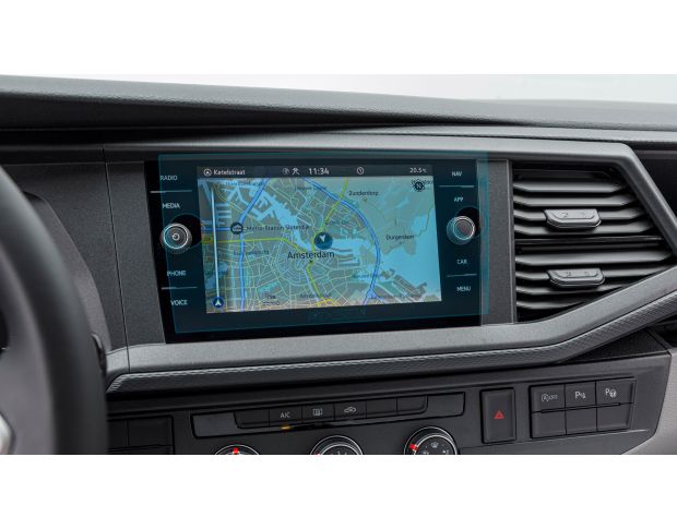 Захисне скло Pixsel на монітор VOLKSWAGEN TRANSPORTER - 10.8“ 2021 - (гібридне мат)