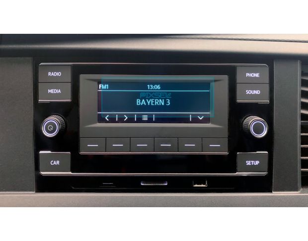 Захисне скло Pixsel на монітор VOLKSWAGEN TRANSPORTER - 4.6“ 2021 - (гібридне мат)