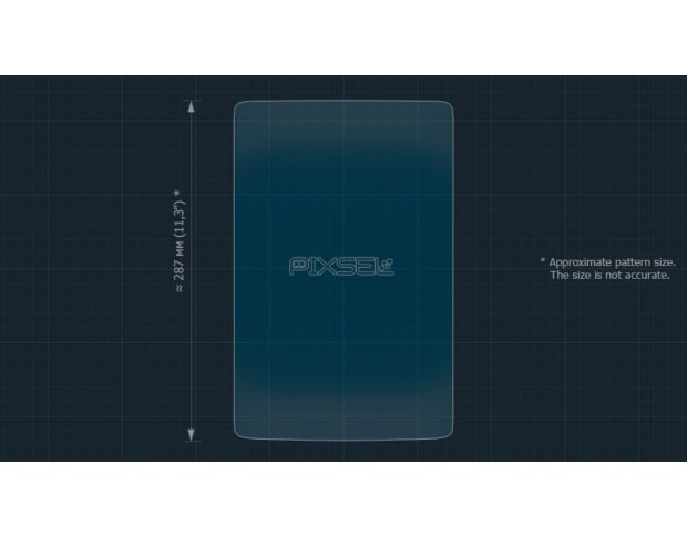 Защитное стекло Pixsel на монитор VOLVO EX30 - 13.4“ 2023 - (гибридное мат)