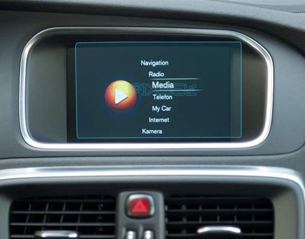 Захисне скло Pixsel на монітор VOLVO V 40 - 6.8“ 2014 - (гібридне мат)