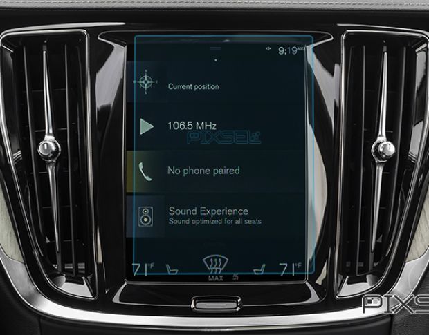 Захисне скло Pixsel на монітор VOLVO V 90 - 8.9“ 2017 - (гібридне мат)