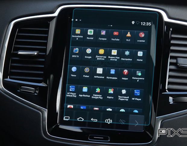 Захисне скло Pixsel на монітор VOLVO XC 90 - 8.9“ 2019 - 2024 (гібридне мат)