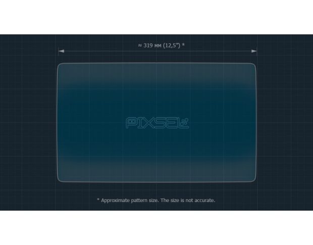 Защитное стекло Pixsel на монитор WELTMEISTER EX5-Z - 14.6“ 2020 - (гибридное мат)