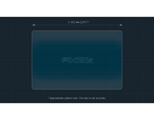 Защитное стекло Pixsel на монитор ZEEKR 001 - 16.6“ 2022 - 2024 (гибридное мат)