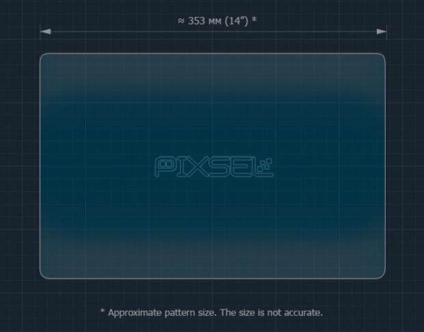 Защитное стекло Pixsel на монитор ZEEKR 001 - 16.6“ 2022 - 2024 (гибридное мат)