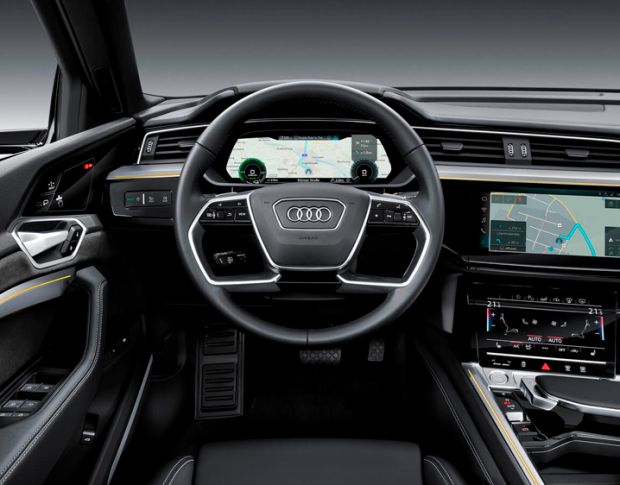 Защитное стекло Pixsel для боковых зеркал AUDI E-TRON - 11.4“ 2018 - 2022 (гибридное глянец)
