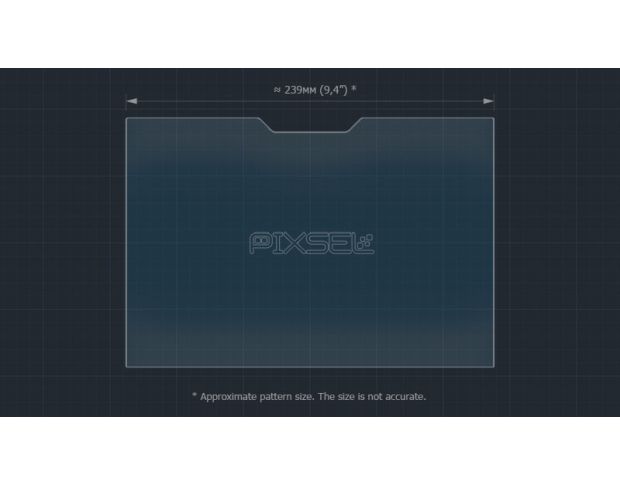 Защитное стекло Pixsel для боковых зеркал BENTLEY BENTAYGA - 11.4“ 2016 - 2020 (гибридное мат)