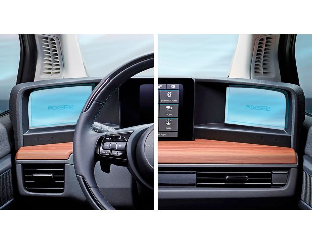 Защитное стекло Pixsel для боковых зеркал HONDA E - 10.4“ 2020 - (гибридное мат)