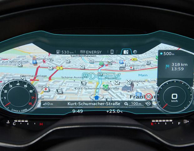 Захисне скло Pixsel на панель приладів AUDI A3 / S3 / RS3 - 11.9“ 2016 - 2019 (гібридне мат)