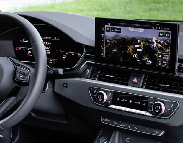 Захисне скло Pixsel на панель приладів AUDI A4 / S4 / RS4 - 12“ 2021 - (гібридне глянець)