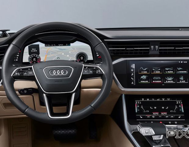 Захисне скло Pixsel на панель приладів AUDI A6 / S6 / RS6 - 12“ 2019 - 2025 (гібридне глянець)
