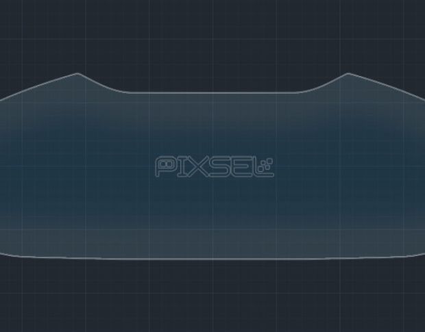 Захисне скло Pixsel на панель приладів AUDI A6 / S6 / RS6 - 12“ 2019 - 2025 (гібридне мат)