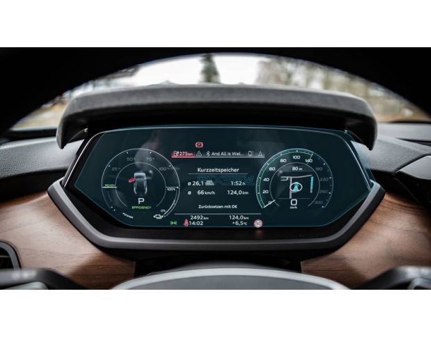Защитное стекло Pixsel на приборную панель AUDI E-TRON GT - 14.4“ 2021 - 2024 (гибридное глянец)