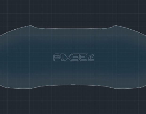 Захисне скло Pixsel на панель приладів AUDI Q2 - 11.9“ 2016 - (гібридне глянець)