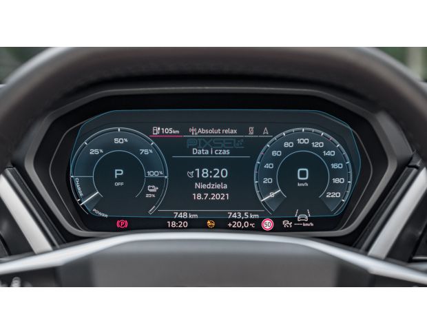 Захисне скло Pixsel на панель приладів AUDI Q4 e-tron - 9.9“ 2021 - (гібридне мат)