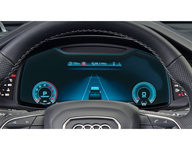 Защитное стекло Pixsel на приборную панель AUDI Q8 / SQ8 / RSQ8 - 12“ 2023 - (гибридное мат)