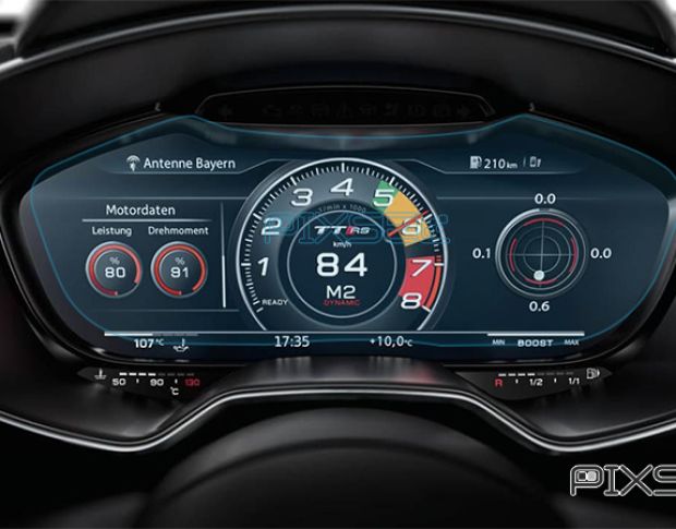 Захисне скло Pixsel на панель приладів AUDI TT - 11.8“ 2019 - (гібридне глянець)