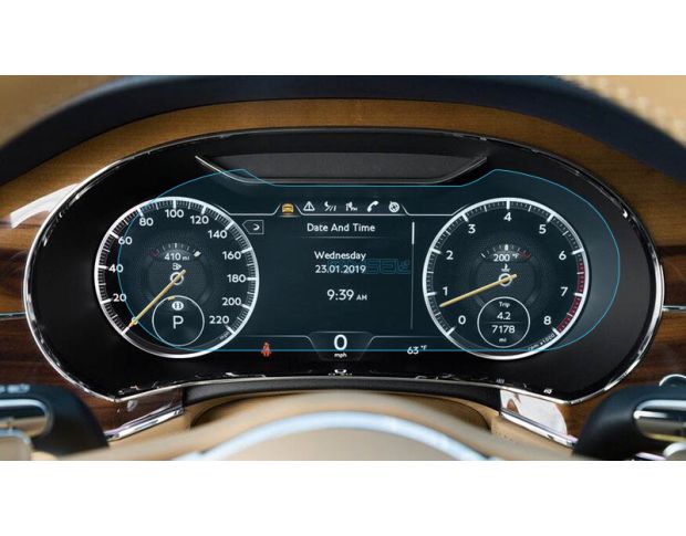 Захисне скло Pixsel на панель приладів BENTLEY CONTINENTAL GT - 12“ 2018 - 2024 (гібридне мат)