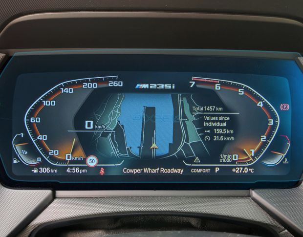 Захисне скло Pixsel на панель приладів BMW 2 / M2 - 12.5“ 2021 - 2022 (G42, F87, F44) (гібридне глянець)