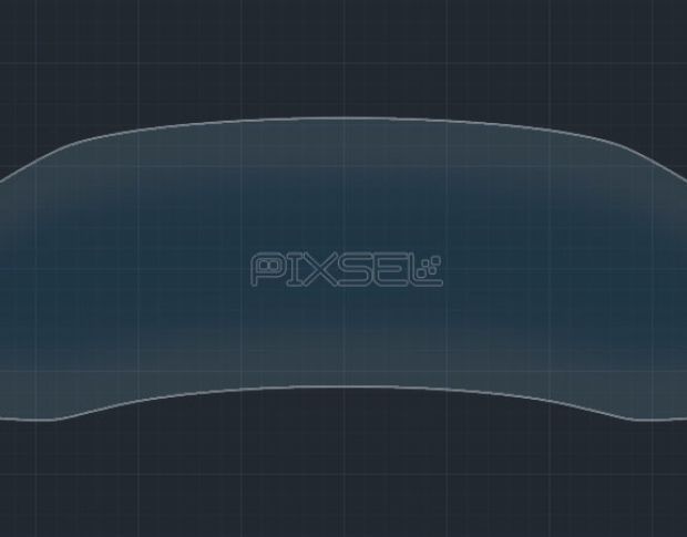 Захисне скло Pixsel на панель приладів BMW 3 / M3 - 14“ 2019 - 2022 (G20, G21, G80) (гібридне глянець)