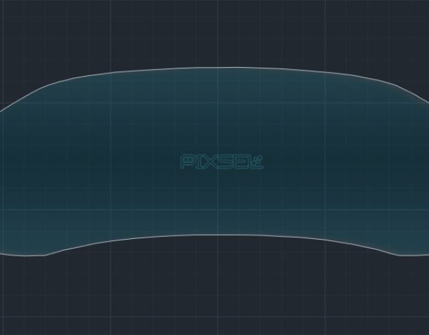 Захисне скло Pixsel на панель приладів BMW 4 / M4 - 14“ 2020 - 2023 (G22, G23, G26, G82, G83) (гібридне мат)