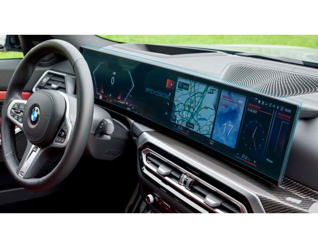 Захисне скло Pixsel на панель приладів BMW 4 / M4 - 30.1“ 2023 - (G82, G83) (гібридне глянець)