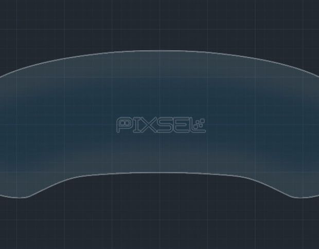 Захисне скло Pixsel на панель приладів BMW 7 - 14.2“ 2019 - 2022 (G11, G12) (гібридне глянець)