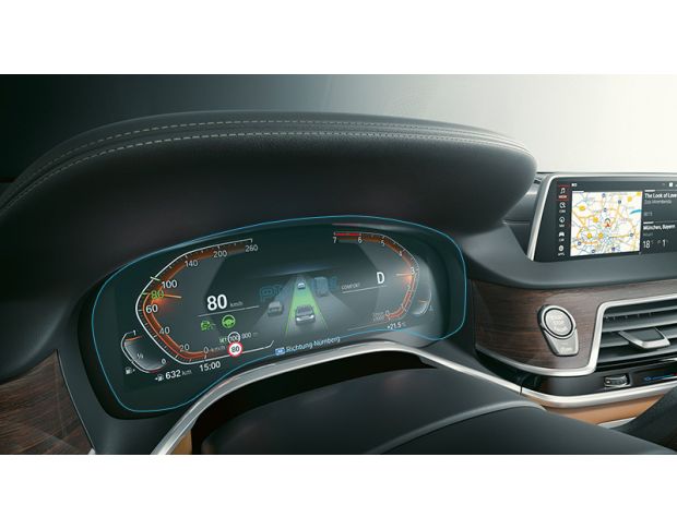 Захисне скло Pixsel на панель приладів BMW 7 - 14.2“ 2019 - 2022 (G11, G12) (гібридне глянець)